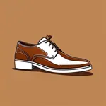 brown leather work shoes image